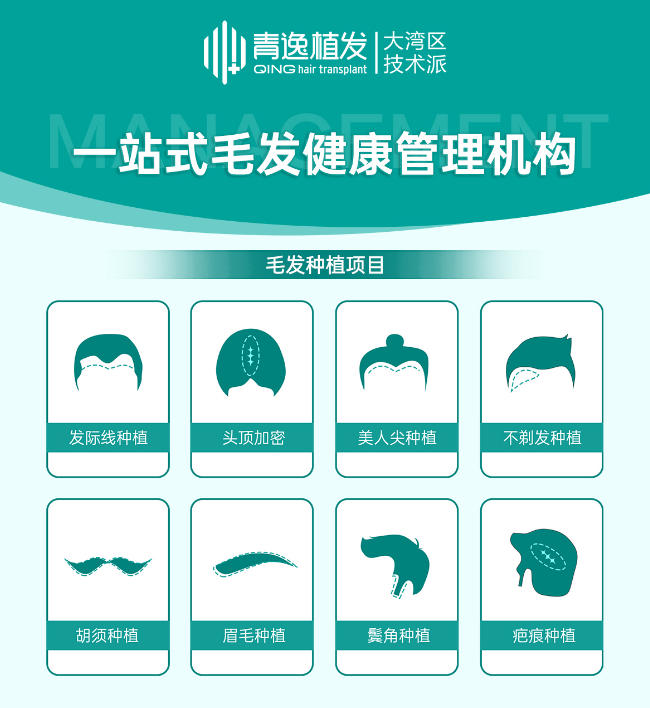 深圳青逸植发宣传图